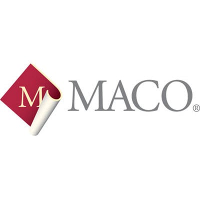 Maco Color Coded Typewriter File Folder Labels MACFFL9 