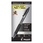 G2 Premium Retractable Gel Ink Pen, Refillable, Black Ink, .7mm, Dozen PIL31020