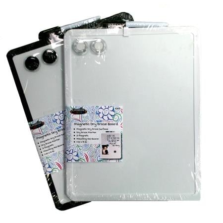 BULK Carton Magnetic Dry Erase White Board with 2 Magnets & 1 Marker Included. 11